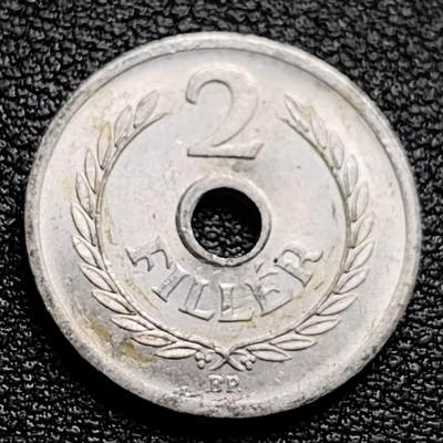 泉币菌-第99场-精品福利场 - 匈牙利1965年2菲勒 铝 18mm 