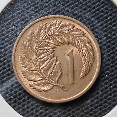 KK钱币收藏小铺 第329期 2月预留时间 周末发货 -  1972新西兰1分铜币