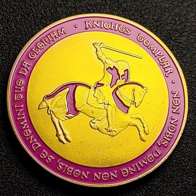 泉币菌-第96场-精品福利场 - 纪念品 马剑骑士-十字-直径40mm.厚3mm 纪念章