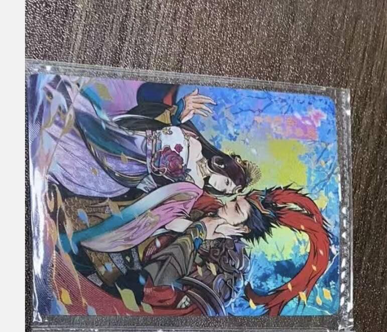 秋原瞳的小店第20期（卡游与昆仑万象的顶级碰撞） 卡游三国经典原膜活动卡吕布貂蝉，这张实物性价比目前极高