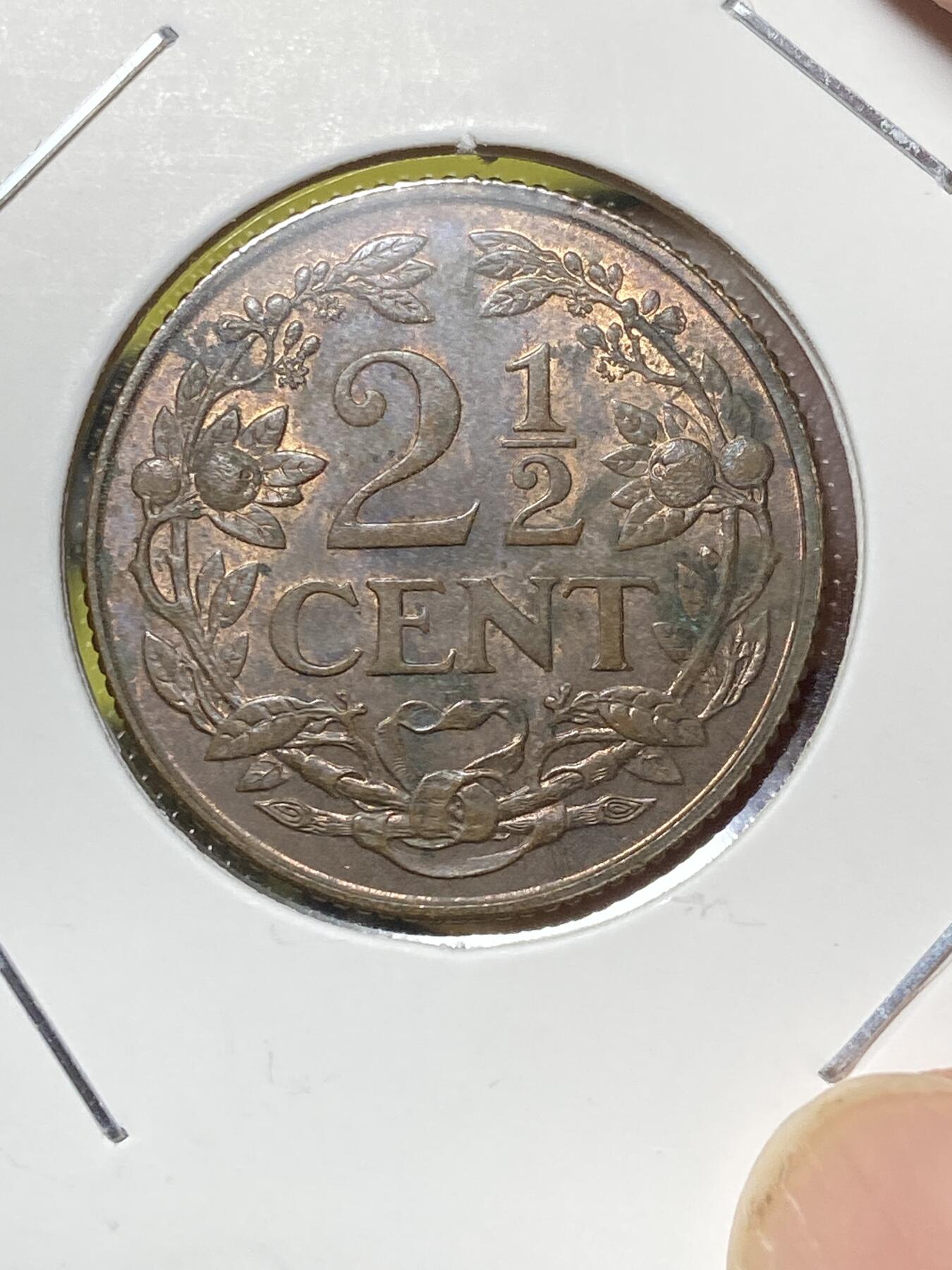 2025年第八十三场(总第一百零九场）外国好品散币(免佣金) 带光好品–荷属安的列斯1959年2.5分(朱丽安娜女王时期，鱼标)