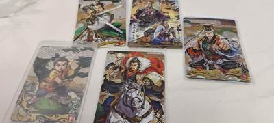 秋原瞳的小店第20期（卡游与昆仑万象的顶级碰撞） - 卡游三国刘备一生4张➕流芳传韵刘备