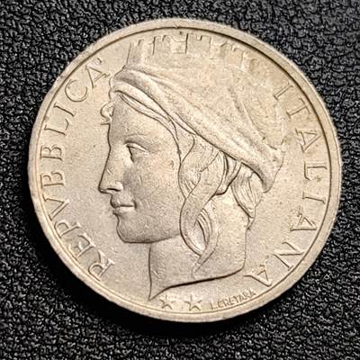 泉币菌-第98场-散币乐园场 1993年 意大利100里拉白铜硬币 海豚 飞鸟 小麦 22mm 