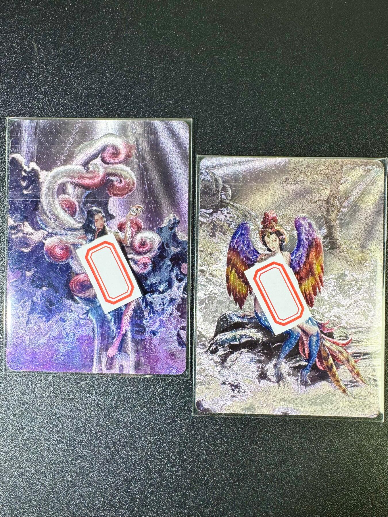 NO.6期 应有尽有，量大管饱！（周六晚7点半截拍，卖家送拍0抽成！）  百里 测试卡 九头雉鸡精+九尾狐一对 双面双工艺（粗闪+普卡）