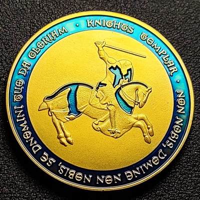 泉币菌-第98场-散币乐园场 纪念品 马剑骑士-十字 直径40mm 厚3mm 纪念章