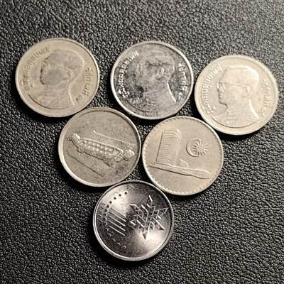 泉币菌-第98场-散币乐园场 亚洲币 6枚