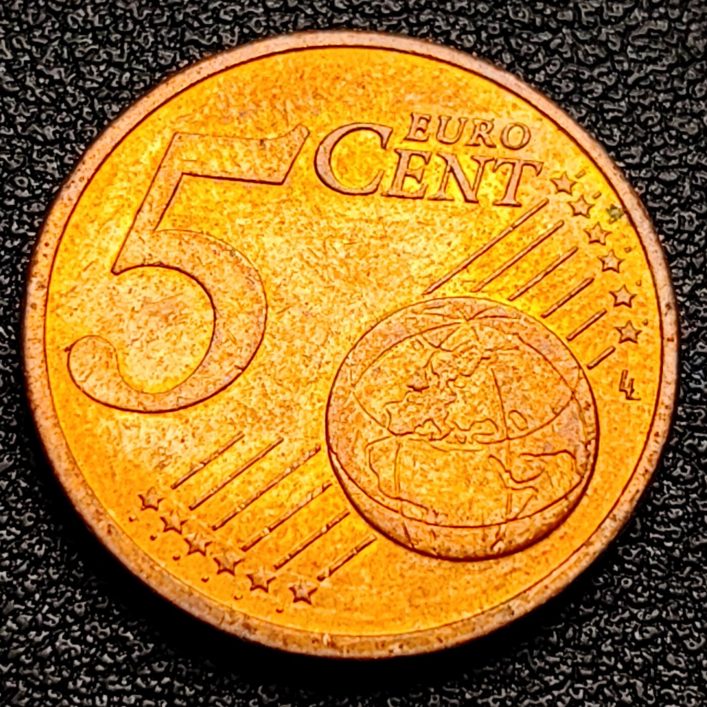 泉币菌-第99场-精品福利场 塔特拉山 斯洛伐克 5欧分硬币 21.25mm 3.92克 