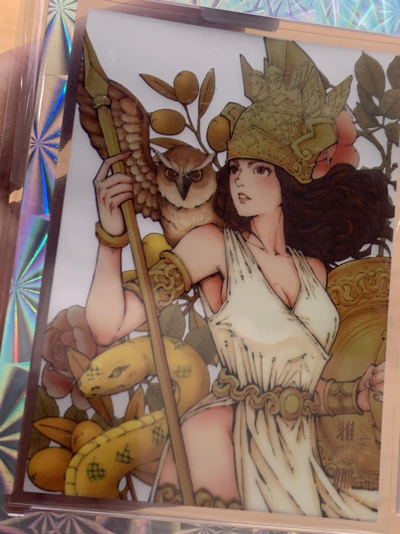 《竞宝斋》第412场 周日，周一，周二，3场连拍 （全场包邮） 麦稀奇 2025嘉年华雅典娜纪念限量 银卡 含2克999银 184/300编 发行仅300张