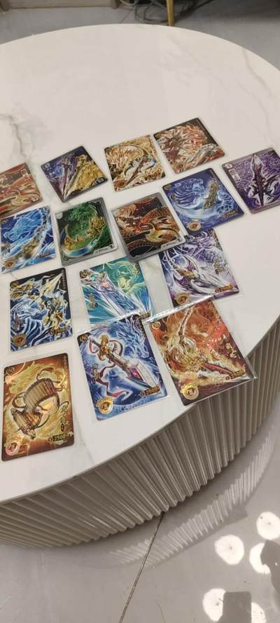 秋原瞳的小店第20期（卡游与昆仑万象的顶级碰撞） - 卡游三国15张不同武器卡，一次看过瘾