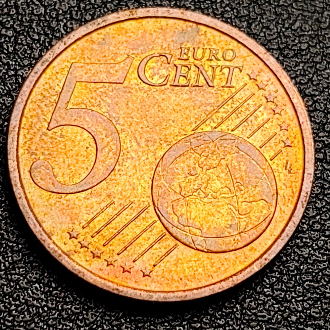 泉币菌-第99场-精品福利场 罗马竞技场 意大利 5欧分硬币 21.25mm 3.92克