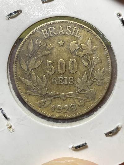 2025年第八十三场(总第一百零九场）外国好品散币(免佣金) - 巴西🇧🇷1928年500瑞斯