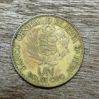 【铜匠收藏】★第131场★散币场，无佣金，30包邮。不满30元，支付5元运费。《接受代拍 代送NGC评级》 - 1965年 秘鲁 1索尔 纪念铜币 利马造币厂400周年