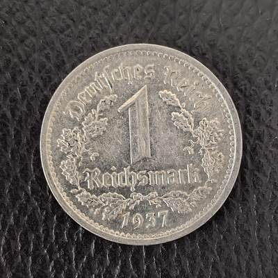 道一币馆币章第一百四十三场 - 德国1937年1马克