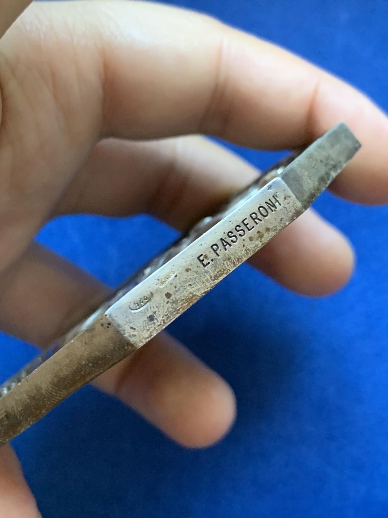 《竞宝斋》第413场 周日，周一，周二，3场连拍 （全场包邮） 意大利维琴察人民银行八角银章，91.75g，对边74.8mm，含银92.5%