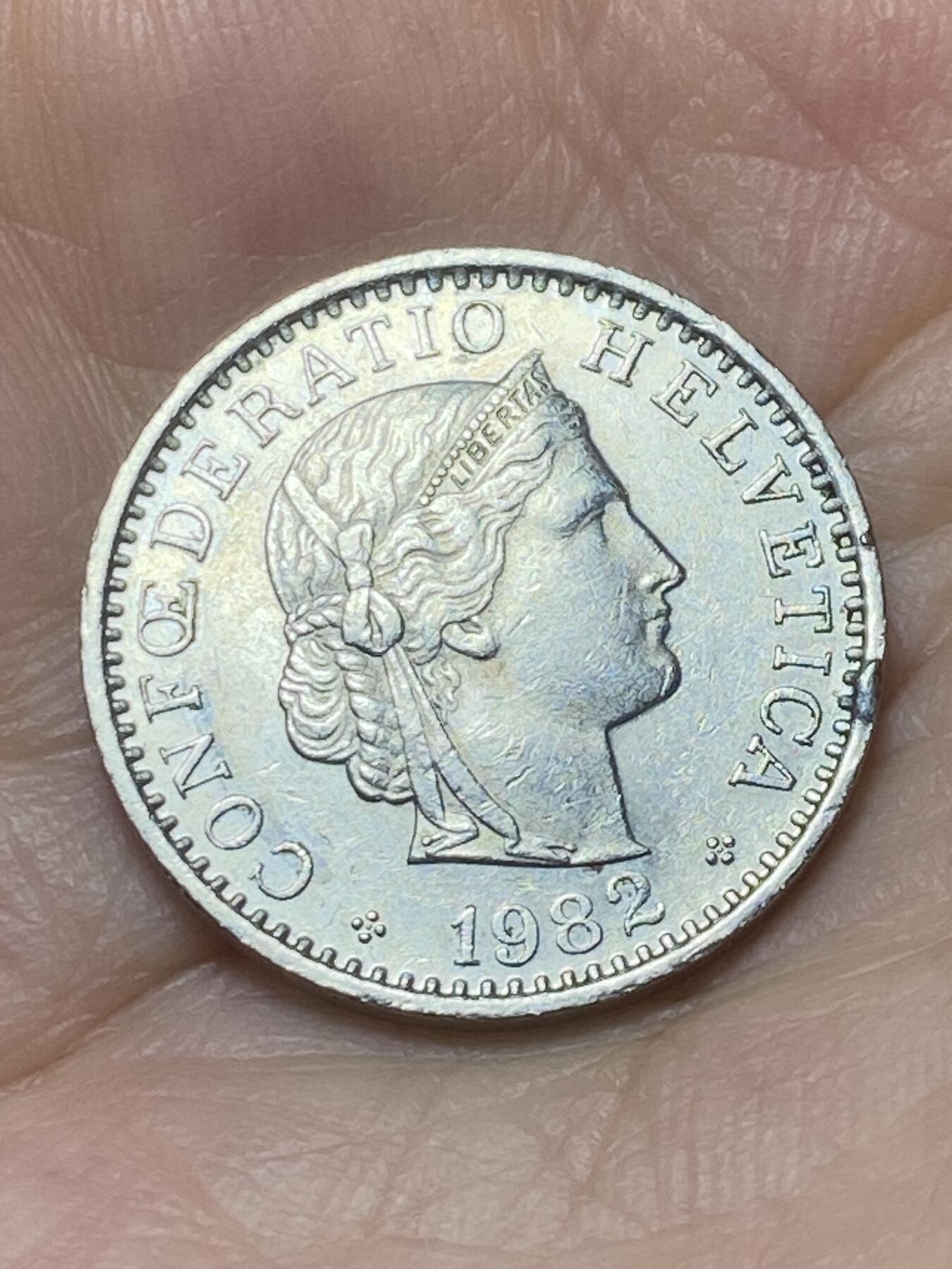 2025年第八十三场(总第一百零九场）外国好品散币(免佣金) 瑞士🇨🇭1982年20生丁