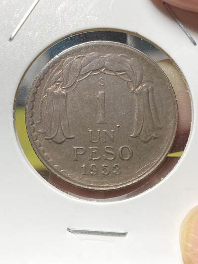2025年第八十三场(总第一百零九场）外国好品散币(免佣金) - 好品–智利🇨🇱1953年1比索(1942–1954年版)