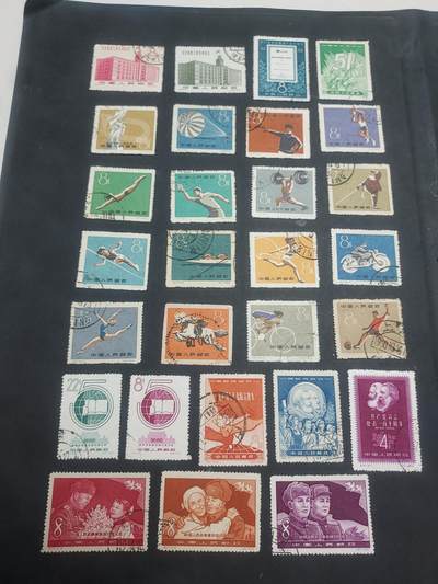 博彦收藏 KT 9月1日 8点邮票专场 - 纪51/54/56/57/61/72 盖销6套 上品
