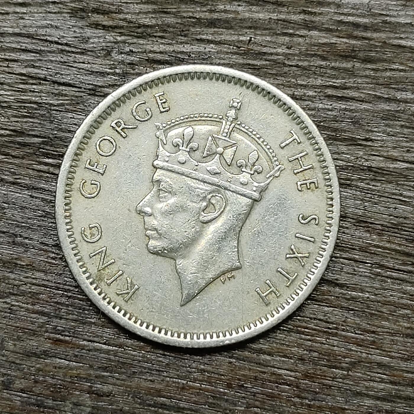 【铜匠收藏】★第131场★散币场，无佣金，30包邮。不满30元，支付5元运费。《接受代拍 代送NGC评级》 英属马来亚 1950年 10分 乔治六世国王