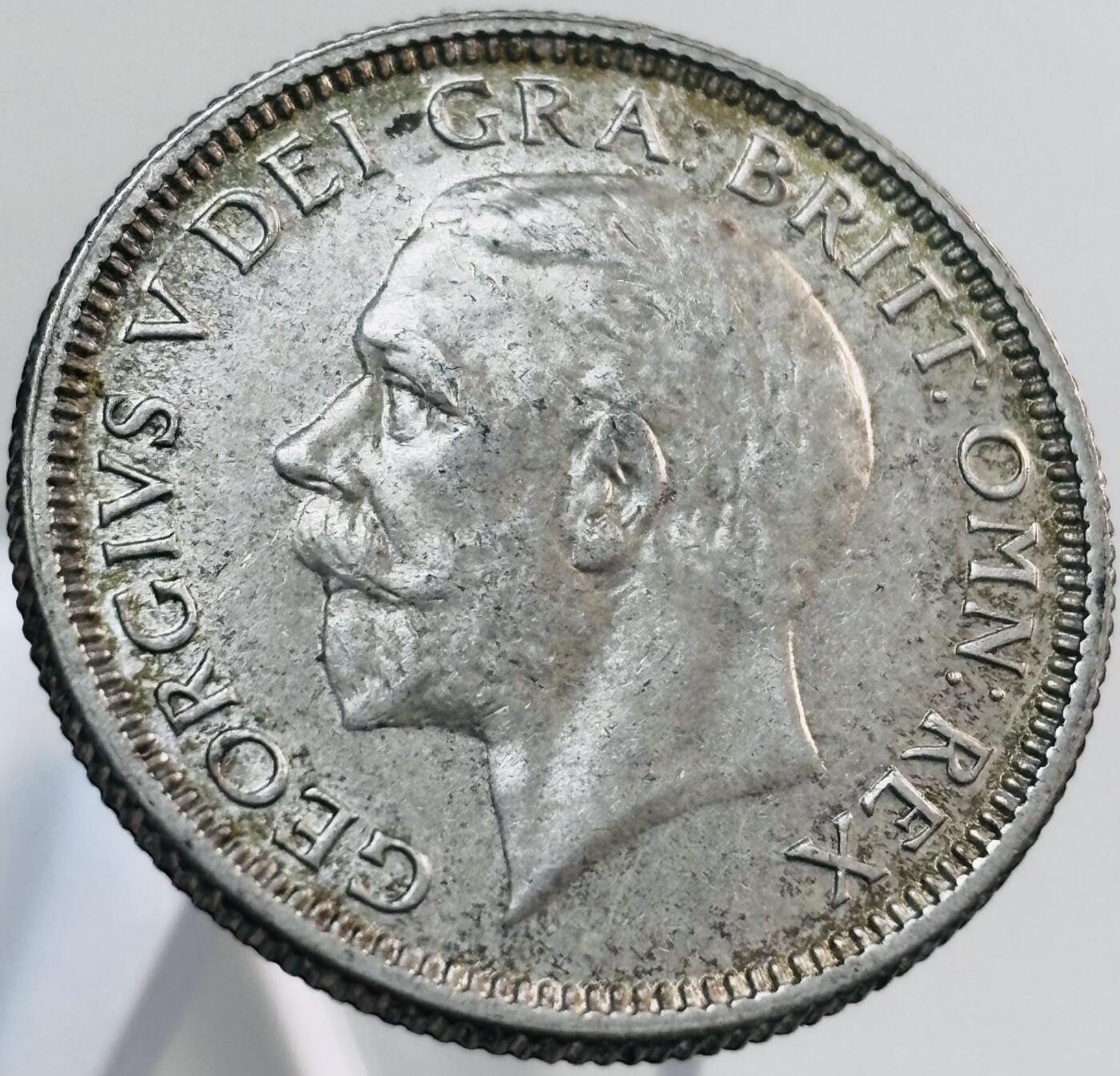 文馨钱币收藏第 268 场，长期接收代拍品 带光极美品 1928 年英国乔治五世 1 先令 银币