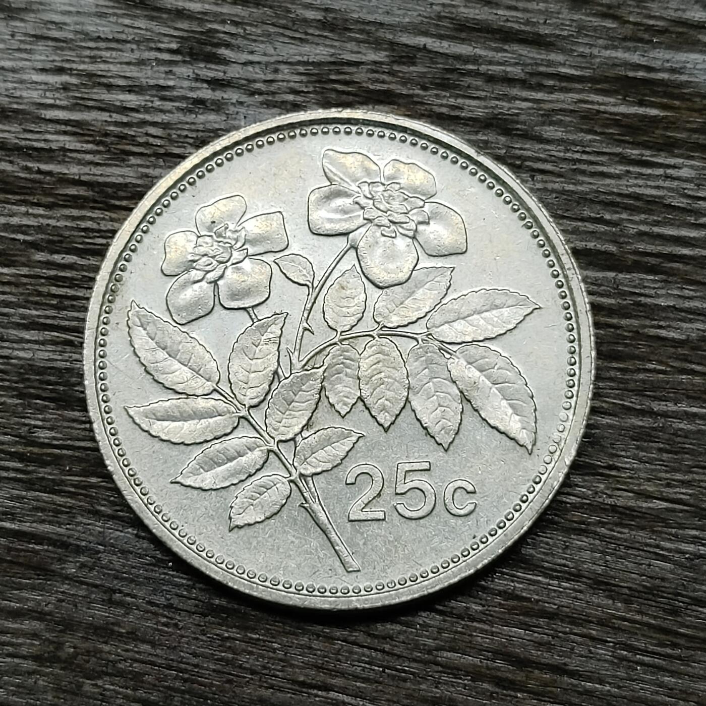 【铜匠收藏】★第131场★散币场，无佣金，30包邮。不满30元，支付5元运费。《接受代拍 代送NGC评级》 1998年 马耳他 25分