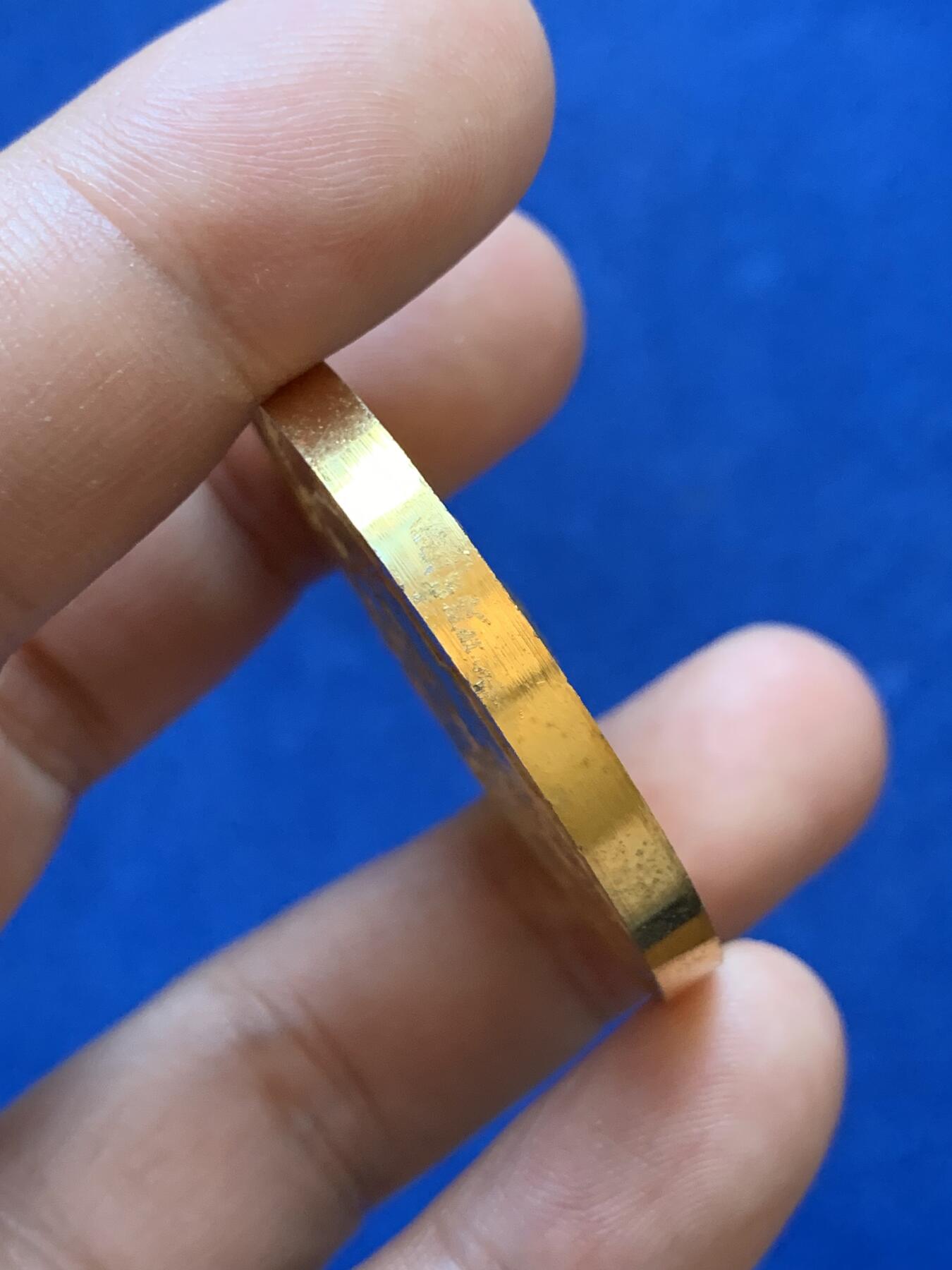 《竞宝斋》第413场 周日，周一，周二，3场连拍 （全场包邮） 法国拿破仑胜利之鹰镀金铜章，48.45g，41.2mm，无边铭