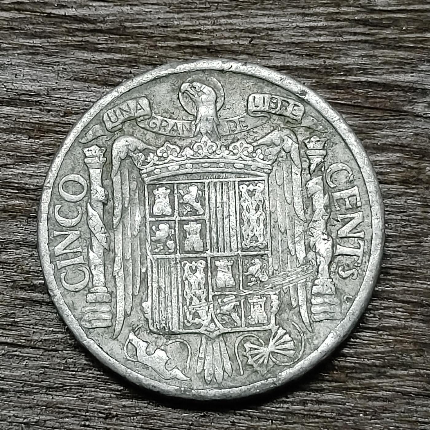 【铜匠收藏】★第131场★散币场，无佣金，30包邮。不满30元，支付5元运费。《接受代拍 代送NGC评级》 西班牙 1941年 10分 铝币