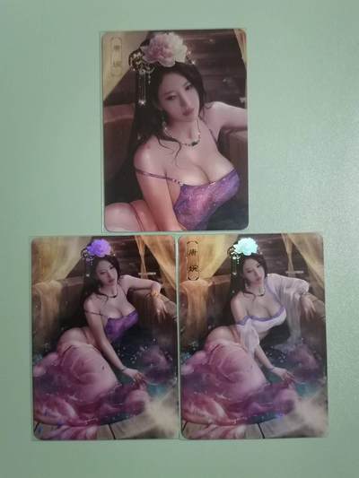 光影卡牌第21期，各家亲签，各家特卡，持续收拍品 - 卡将欲女传，唐婉三渐变