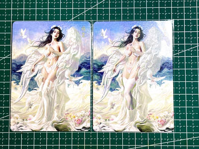 【关注参拍有赠卡】显眼宝29期  奇奇怪怪专场 - 燎原卡牌 焱卡文化 妖姬传 刷子 精卫 普卡一对2张 63*88