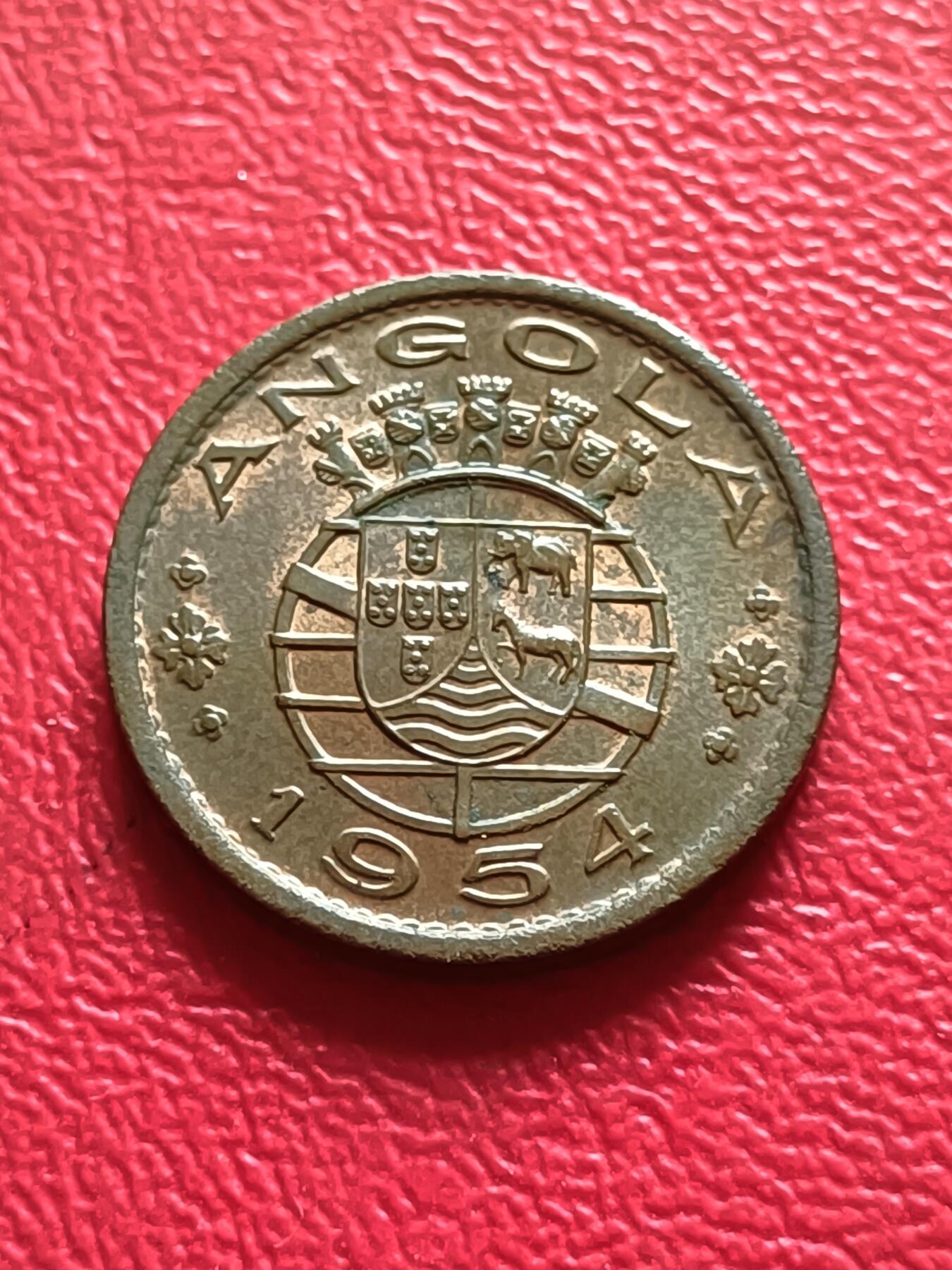 【云涧收藏】第五十七场 葡属安哥拉1954年50分