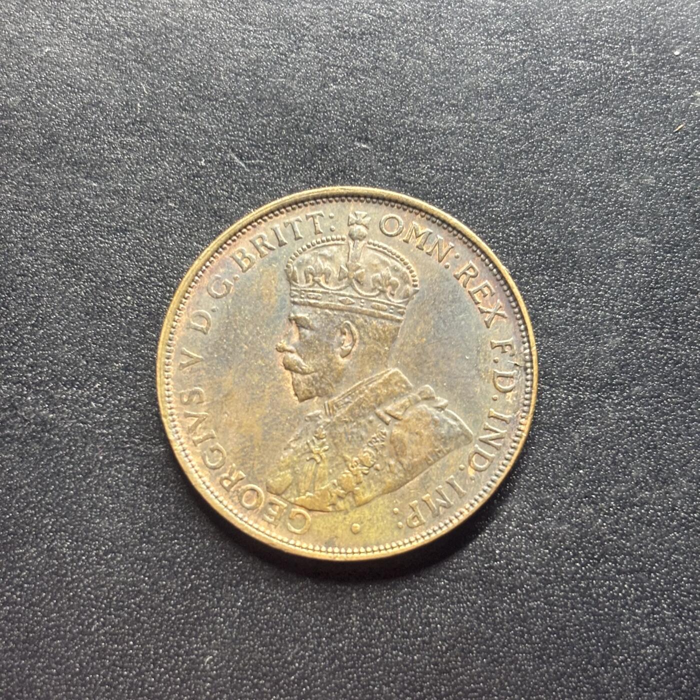 邮泉阁限时拍卖第二十二场 各国硬币专场（硬币在国外） 澳大利亚1923年1便士