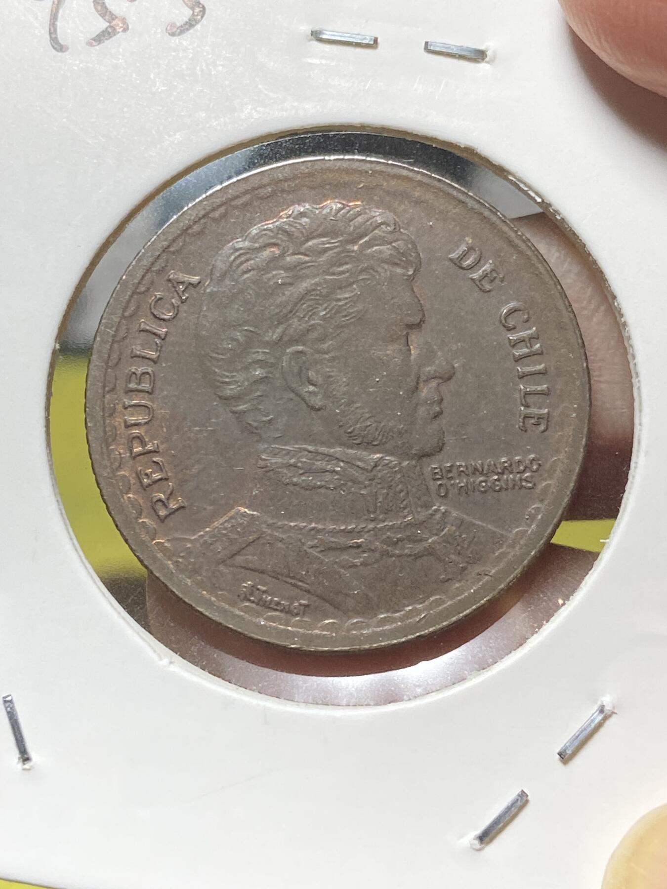 2025年第八十三场(总第一百零九场）外国好品散币(免佣金) 好品–智利🇨🇱1953年1比索(1942–1954年版)