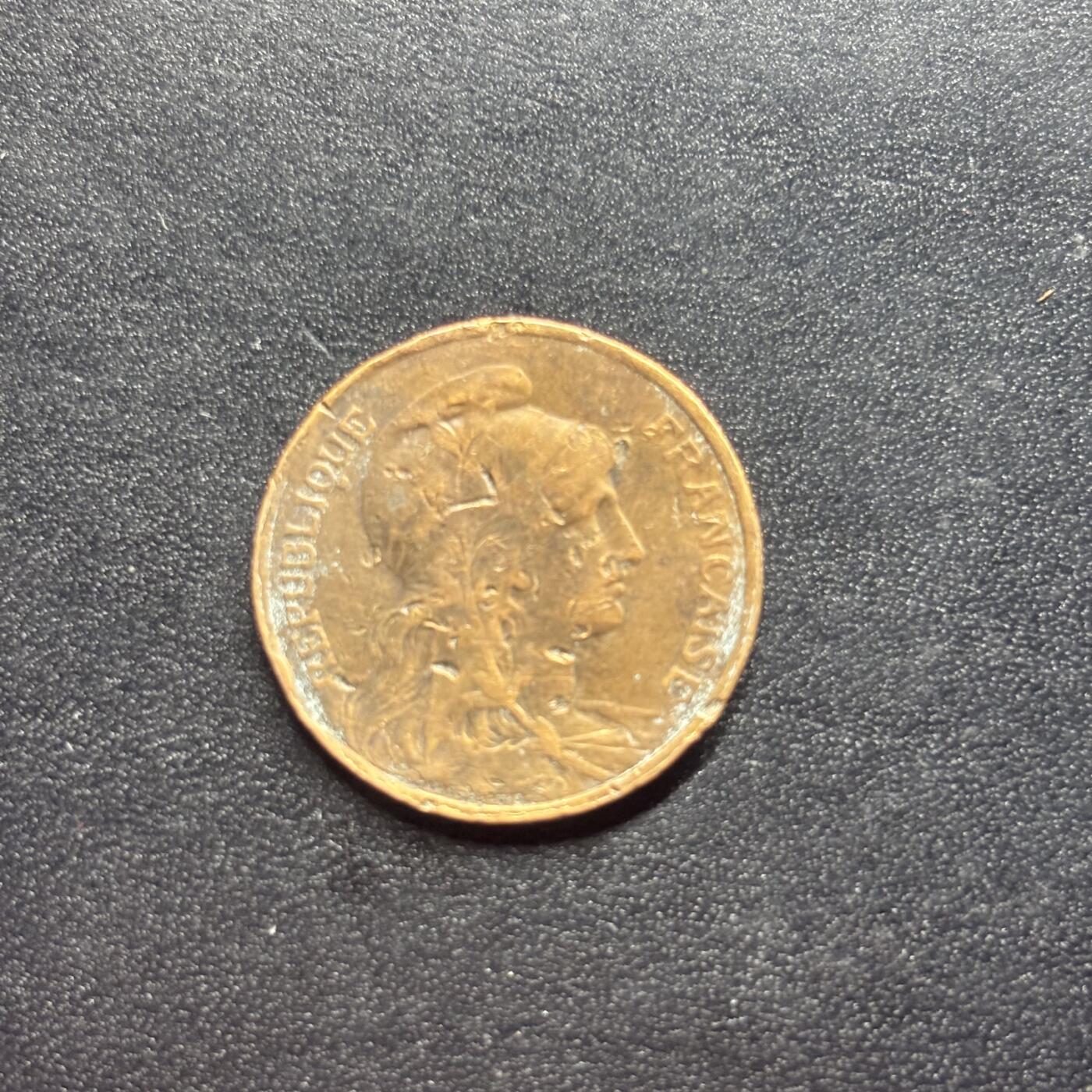邮泉阁限时拍卖第二十二场 各国硬币专场（硬币在国外） 法国1916年5分星版