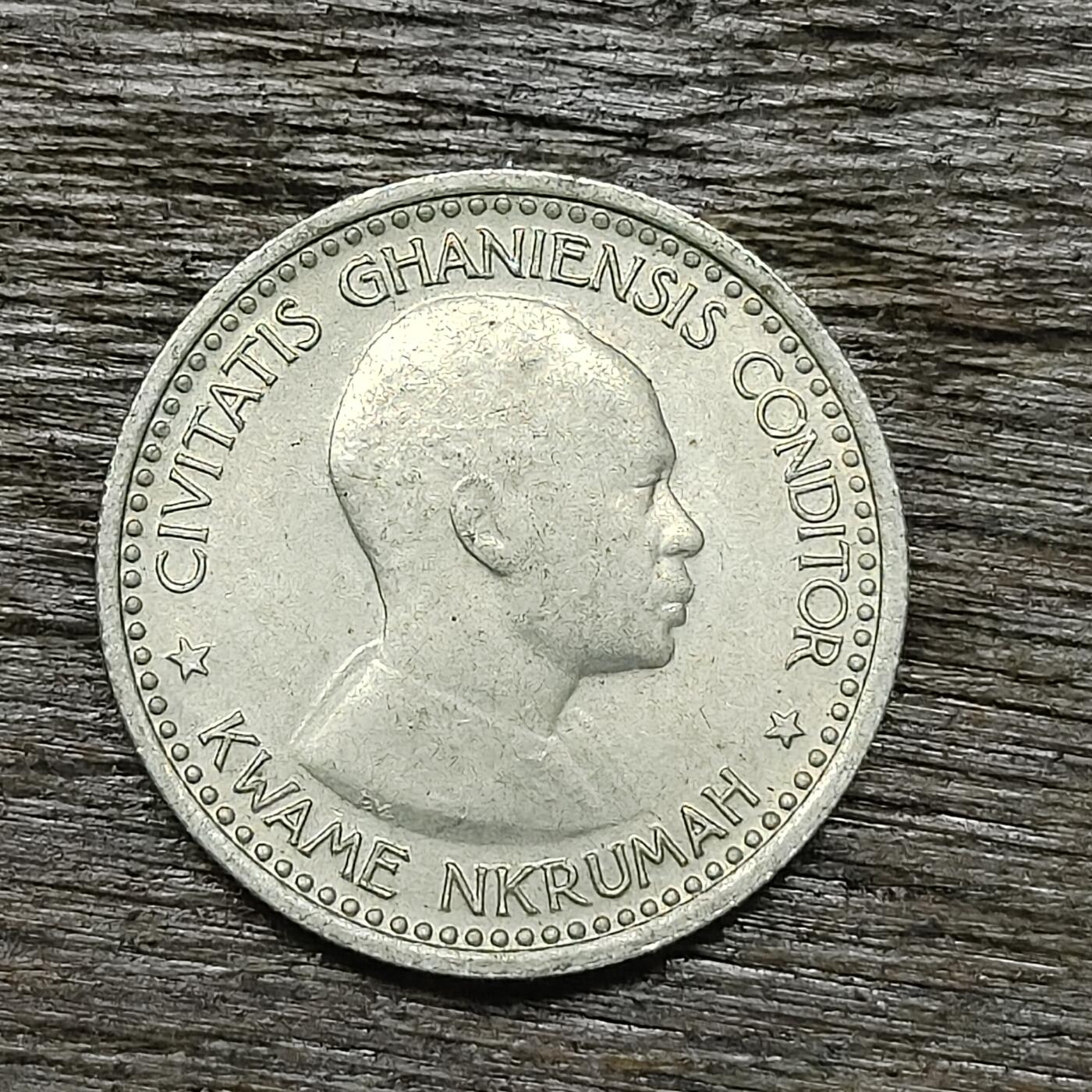 【铜匠收藏】★第131场★散币场，无佣金，30包邮。不满30元，支付5元运费。《接受代拍 代送NGC评级》 1958年 加纳 6便士 铜镍币