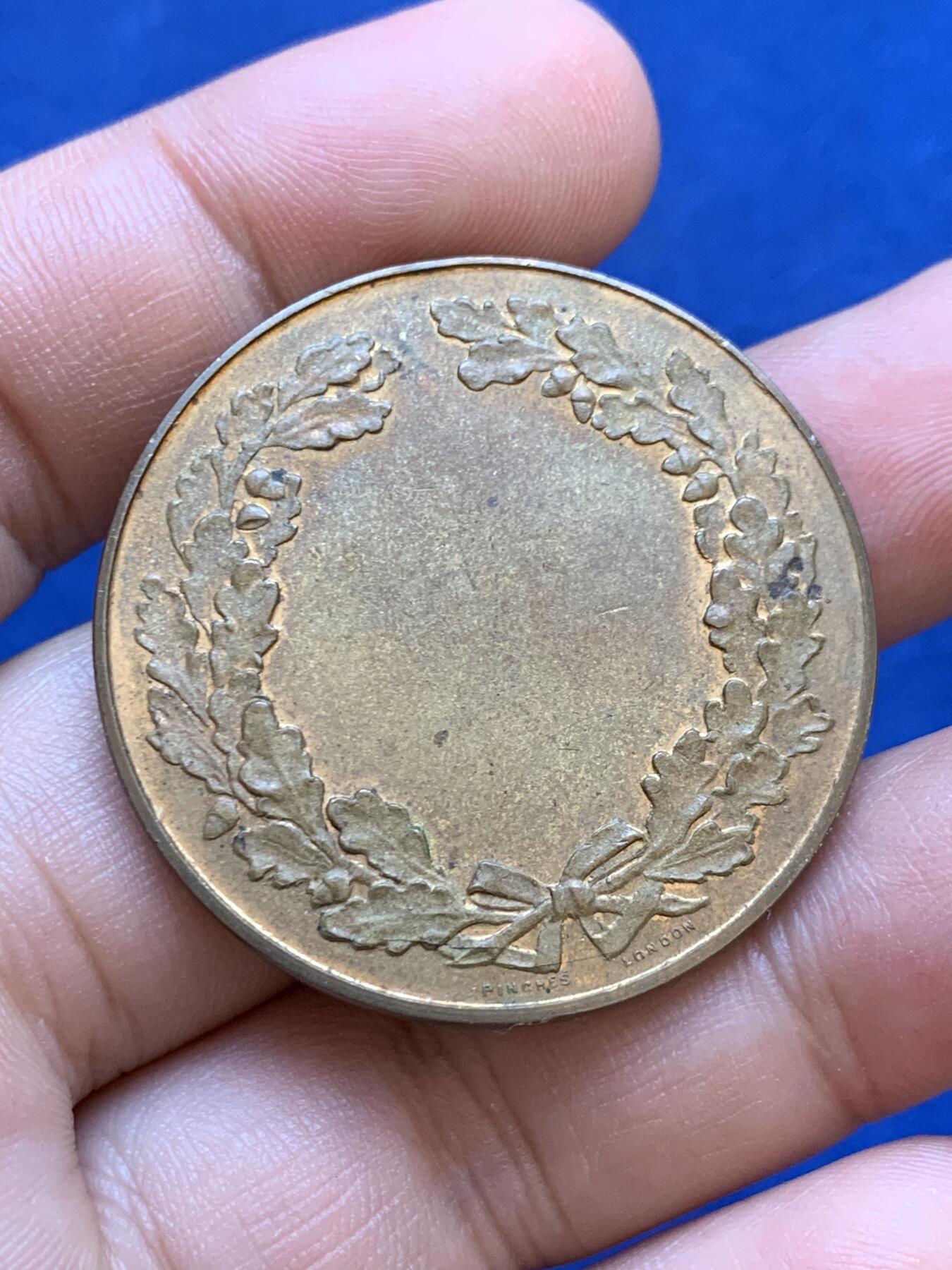 《竞宝斋》第413场 周日，周一，周二，3场连拍 （全场包邮） 英国畜牧铜章，25.03g，38.3mm