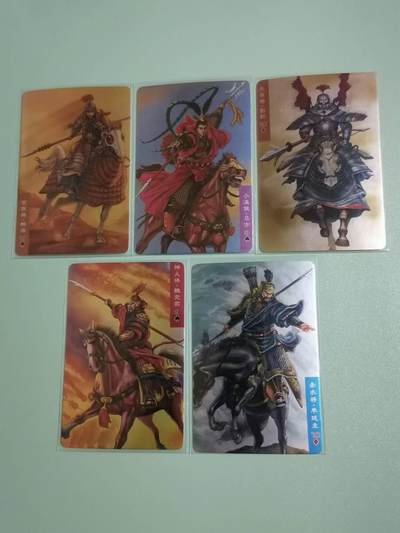 光影卡牌第21期，各家亲签，各家特卡，持续收拍品 - 小浣熊三十周年昆闪一组五张 
