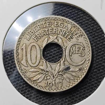 KK钱币收藏小铺 第329期 2月预留时间 周末发货 -  1917法国10生丁
