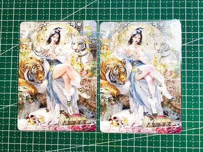 【关注参拍有赠卡】显眼宝29期  奇奇怪怪专场 - 燎原卡牌 焱卡文化 妖姬传 刷子 地涌夫人 幻普一对2张 63*88