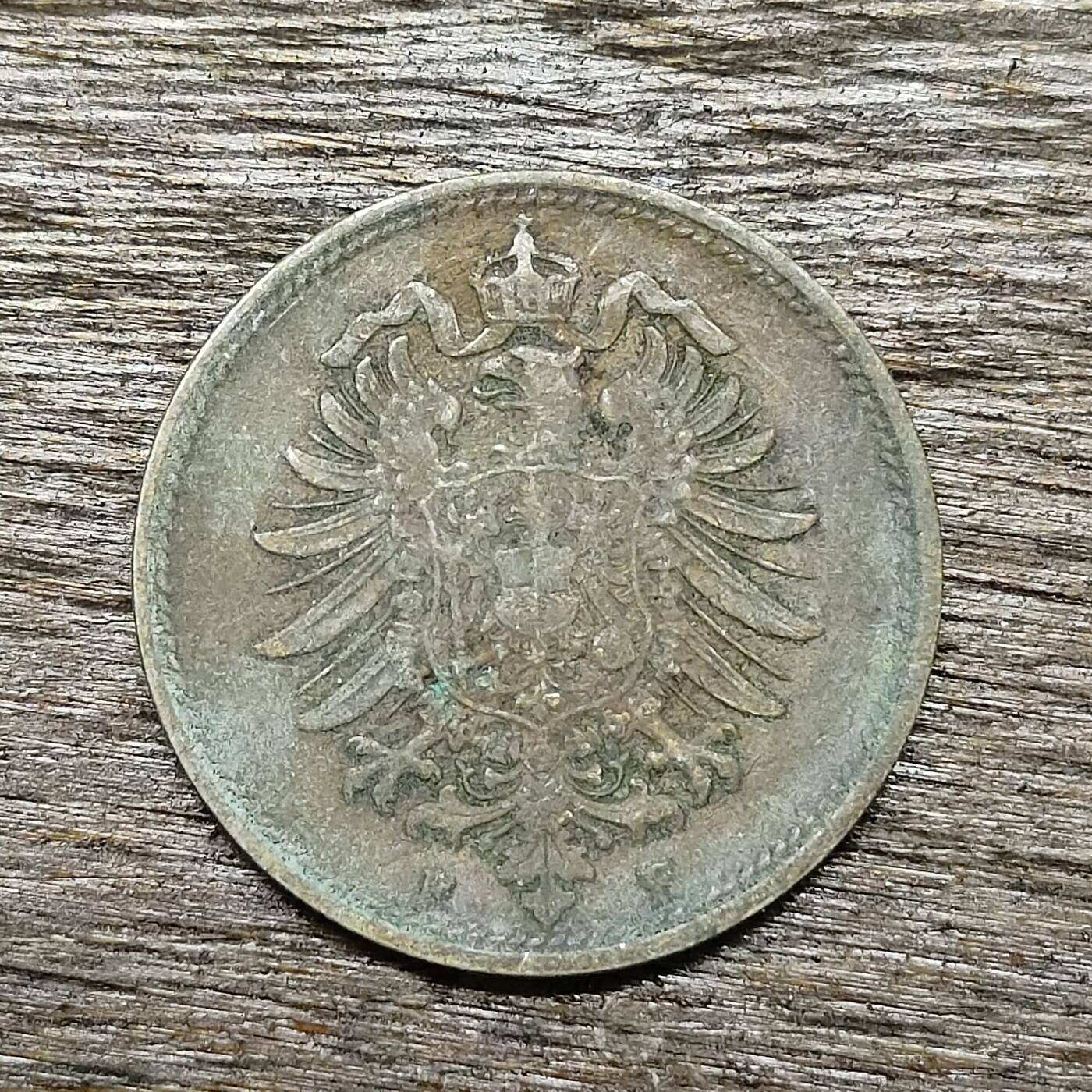 【铜匠收藏】★第131场★散币场，无佣金，30包邮。不满30元，支付5元运费。《接受代拍 代送NGC评级》 德国 1876年 10芬尼 短翅鹰F厂镍币德意志第二帝国