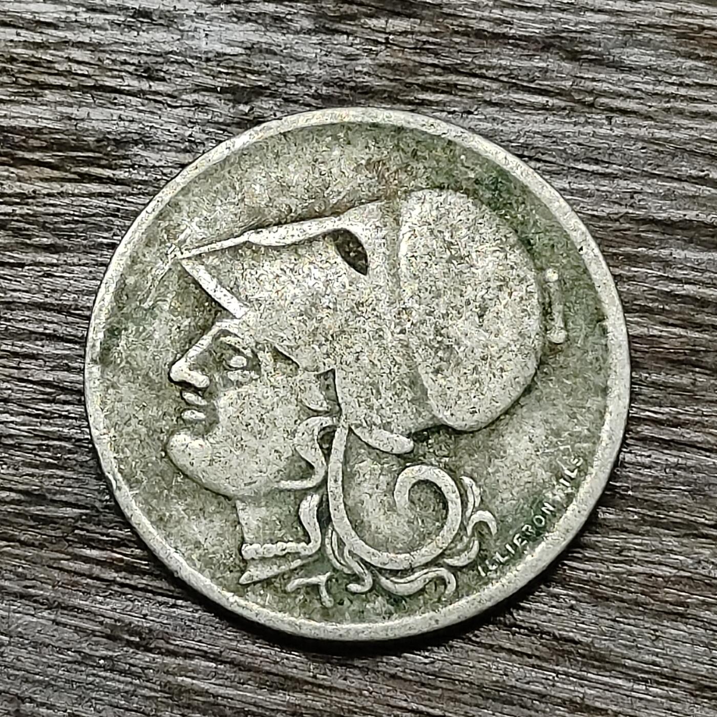 【铜匠收藏】★第131场★散币场，无佣金，30包邮。不满30元，支付5元运费。《接受代拍 代送NGC评级》 1926年 希腊 50雷普塔