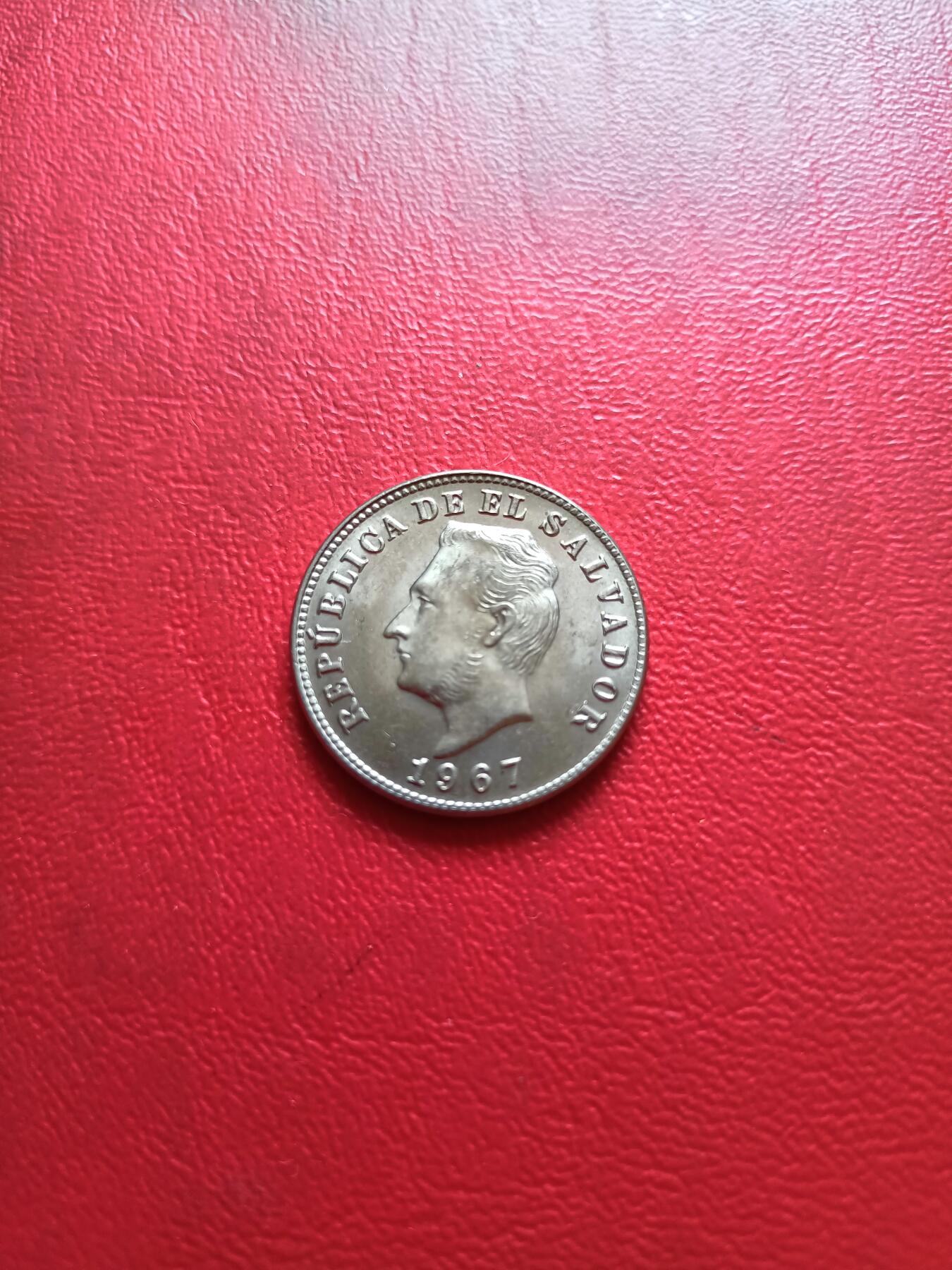 【云涧收藏】第五十七场 萨尔瓦多1967年5分，UNC
