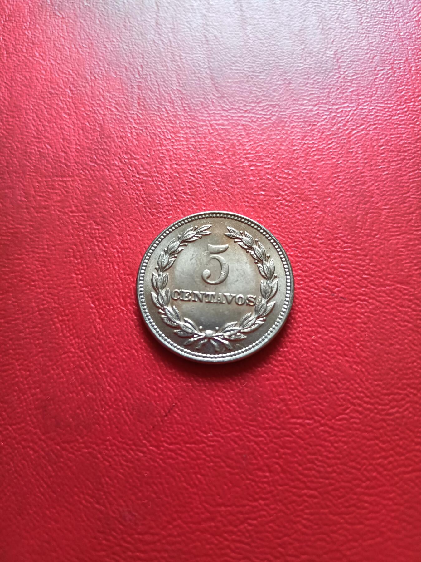 【云涧收藏】第五十七场 萨尔瓦多1967年5分，UNC