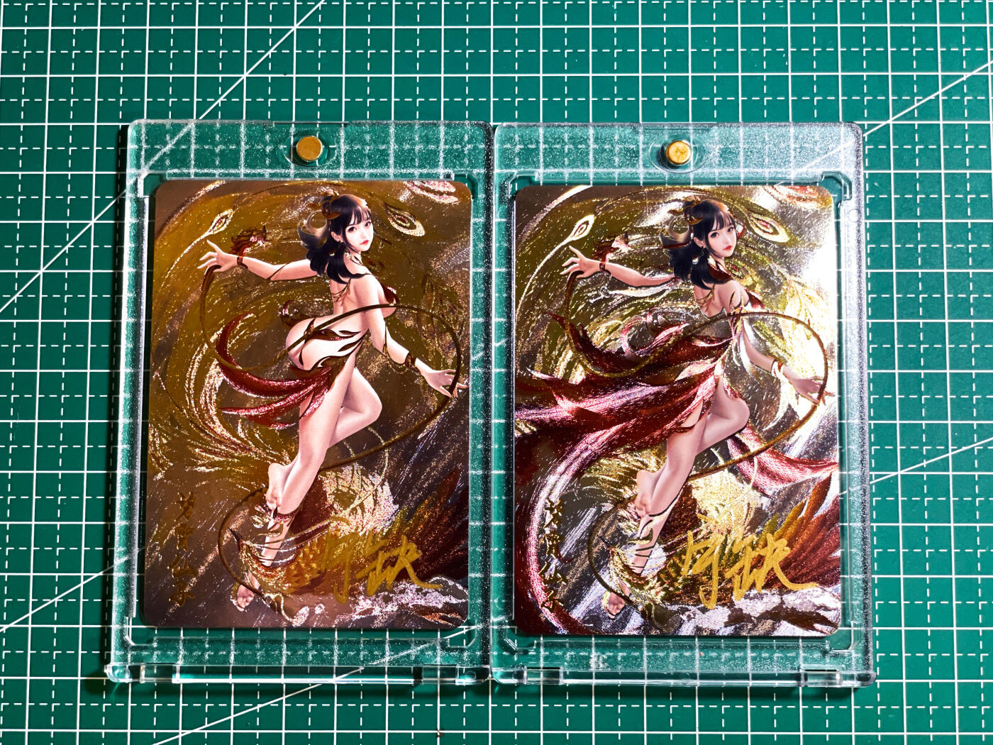 【关注参拍有赠卡】显眼宝29期  奇奇怪怪专场 【宁缺亲签带卡砖】神话传说 碧霄仙子一对 2张 粗闪 63 *88