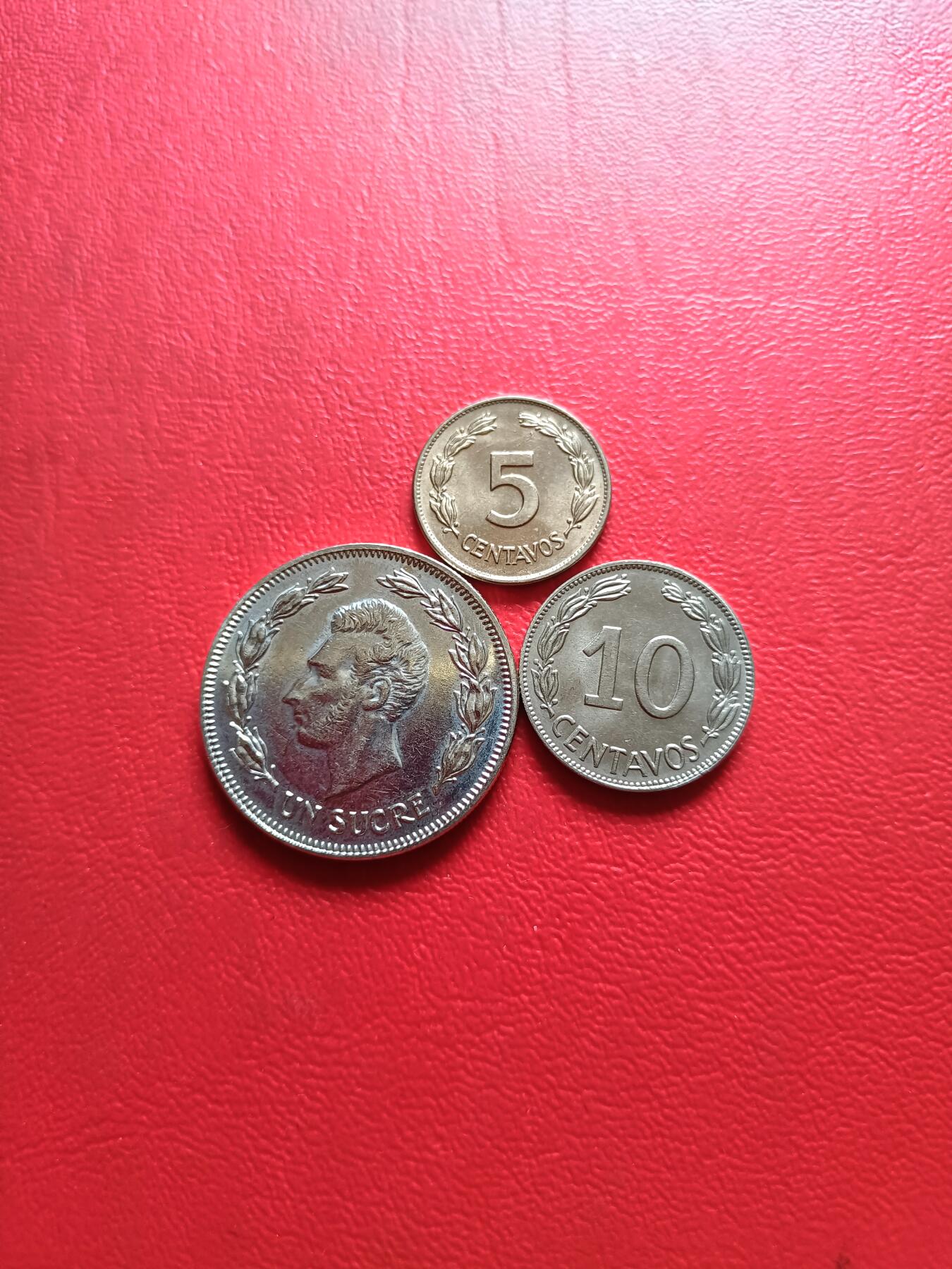【云涧收藏】第五十七场 厄瓜多尔5、10分、1苏克雷3枚