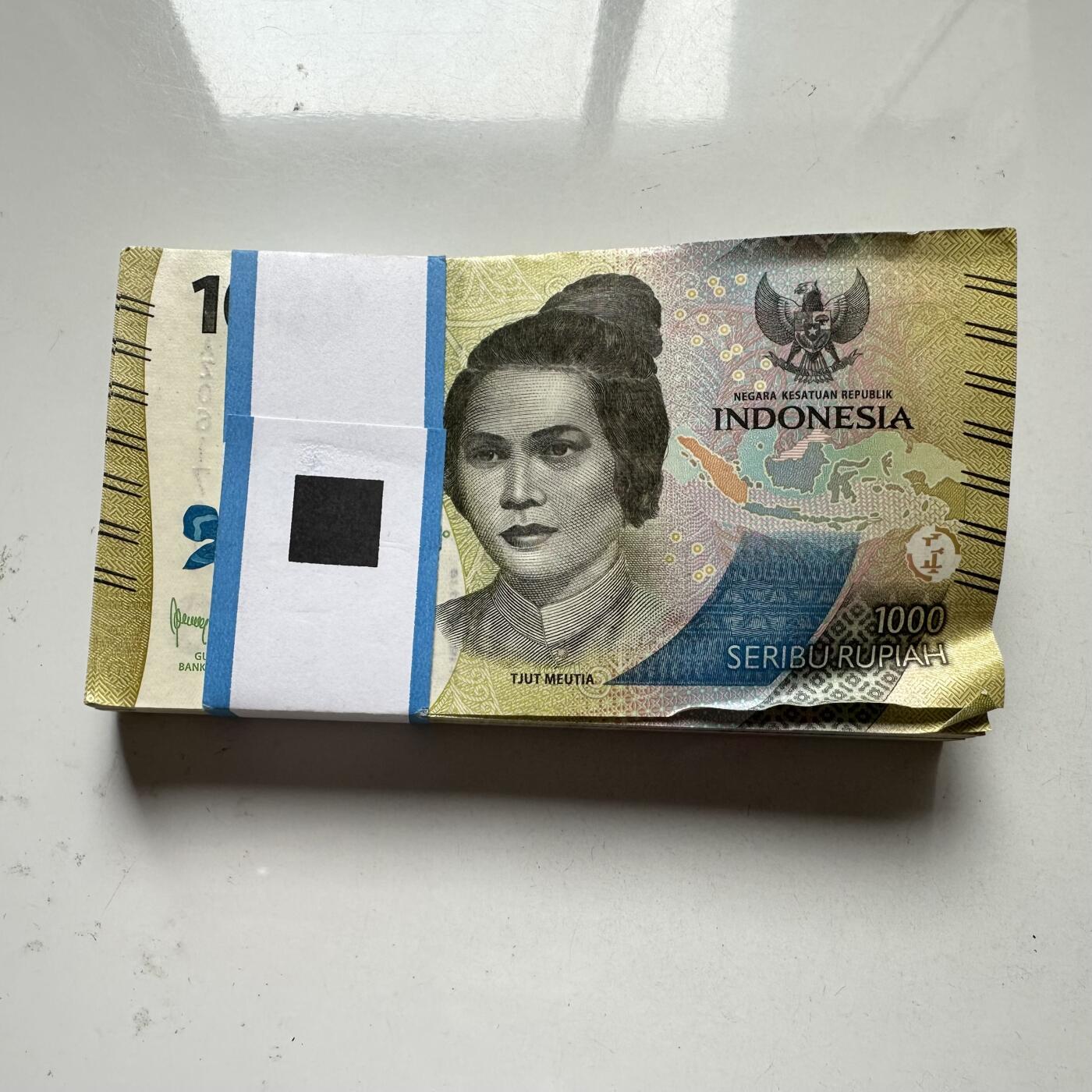 🌹外币初藏🌹🐯2025年第93场  每周二四六晚8️⃣点 接代拍 印尼1000卢比一刀