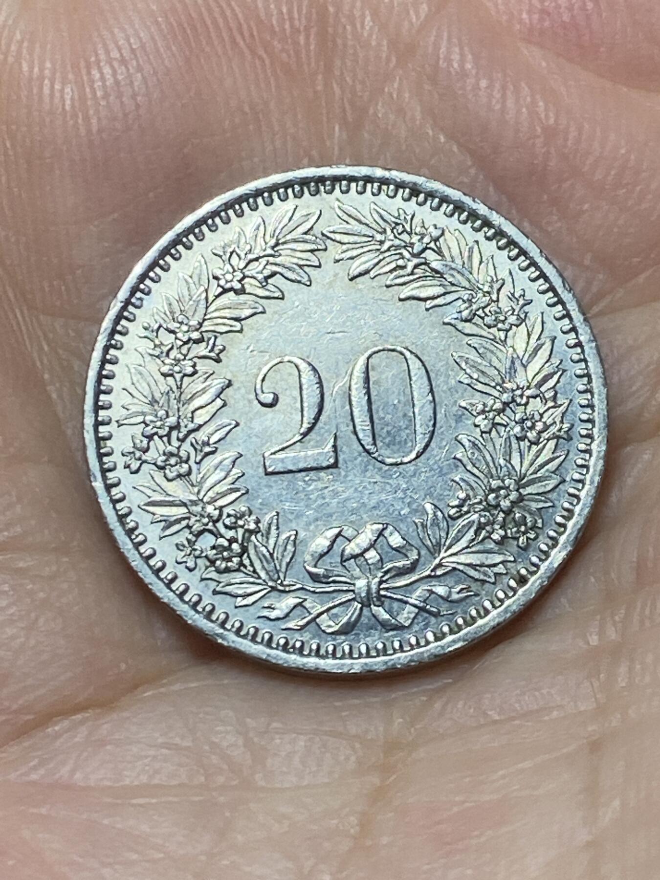 2025年第八十三场(总第一百零九场）外国好品散币(免佣金) 瑞士🇨🇭1982年20生丁