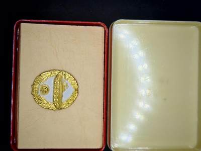 凯旋世界勋赏（第18期）（欢迎送拍）（对拍品有疑问请询问客服，不接受到手刀，出价默认拍品品相。请认真阅读拍卖规则！出价默认已认可！）（收到货请录制开箱视频，无视频概不处理问题。） - 东德坦克部队徽章