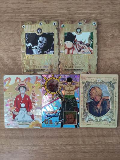 卡迷第5期，清仓 - 自制卡 各路海贼王男卡 工艺精湛