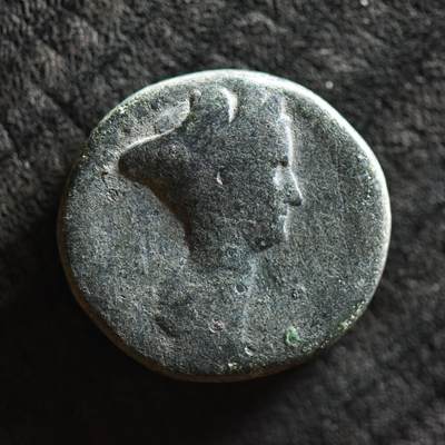 【良泉】【国庆精品场】10月2日晚19.30点开拍！ 222组，西方古代钱币、印章专场 - 13.13克，公元119-138年【古罗马】五贤帝哈德良的皇后——萨比娜，阿斯铜币