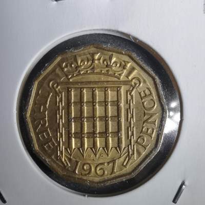 沼泽如烟--第820场 - 英国1967年3便士