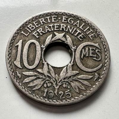 🌹外币初藏🌹🐯2025年第94场  每周二四六晚8️⃣点 接代拍 - 法国1925年10分